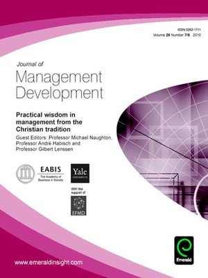 cover image of Journal of Management Development, Volume 29, Issue 7 & 8